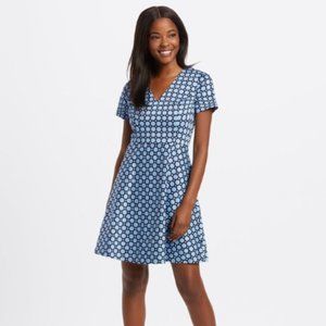 Draper James Mixed Dot Love Circle Dress